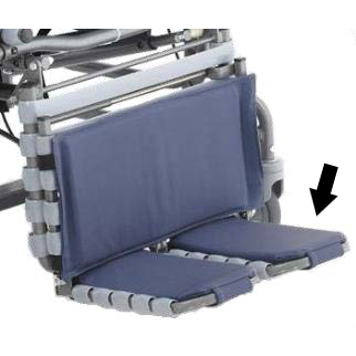 Articulating Split Lower Leg Support with Three Straps (Footrest Length: 14" - 21") - Standard (Not available in 16" seat width)