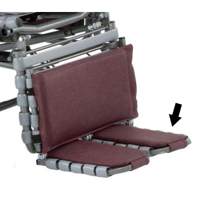 Articulating Split Lower Leg Support with Two Straps (Footrest Length: 12" - 19") - Standard (Not available in 16" seat width)