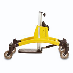 Rabbit-up Stander with Castors, Yellow - Size 1 (8621220-00)