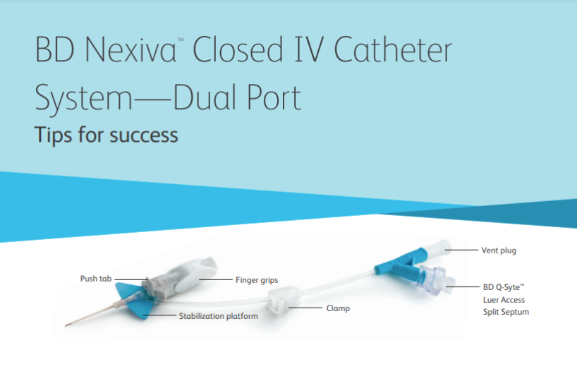 bd nexiva closed iv catheter system