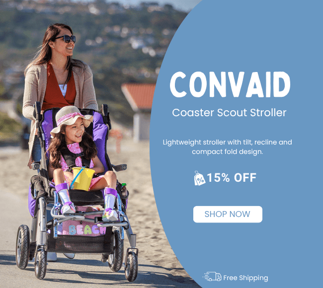 Convaid Coaster Stroller with Scout Option