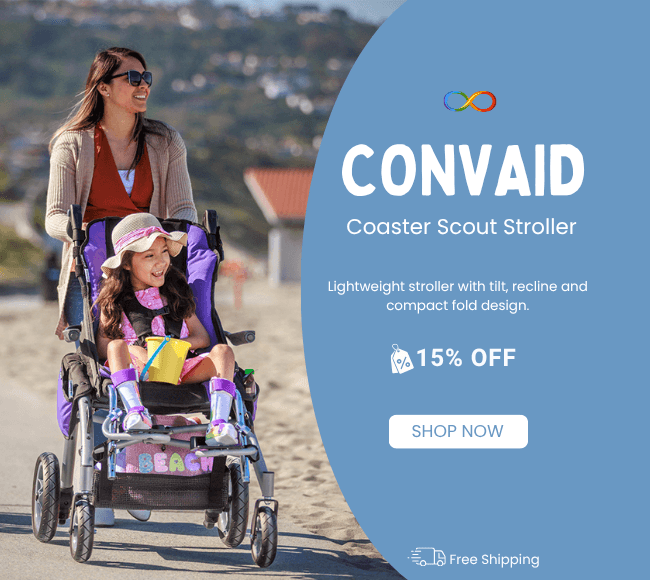 Convaid Coaster Stroller with Scout Option