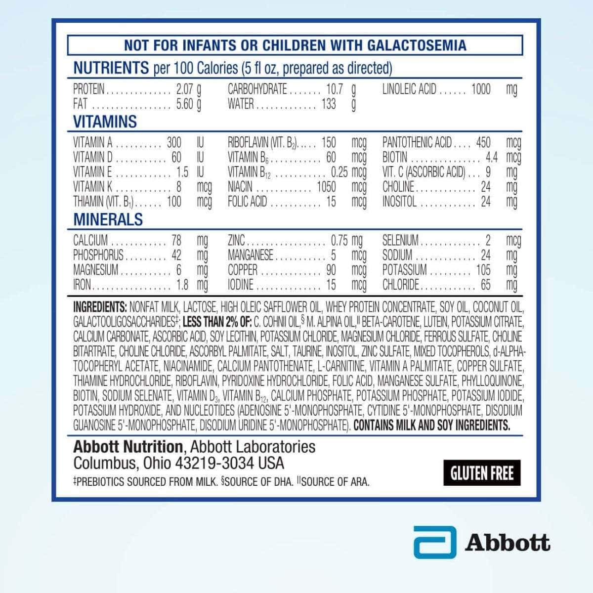 Similac Advance 20 Infant Formula, Powder, 30.8 oz - Case of 6 - Image 2