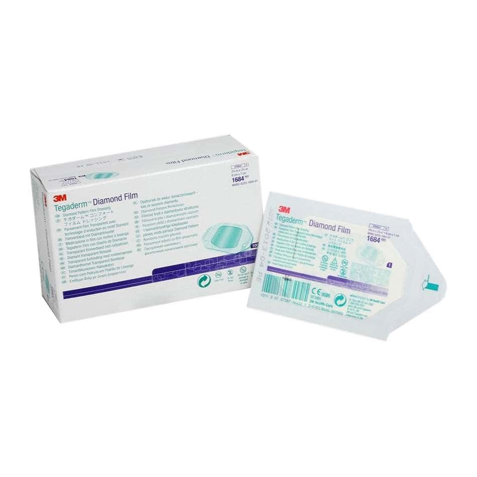3M Tegaderm Diamond Pattern Transparent Dressing - Image 1