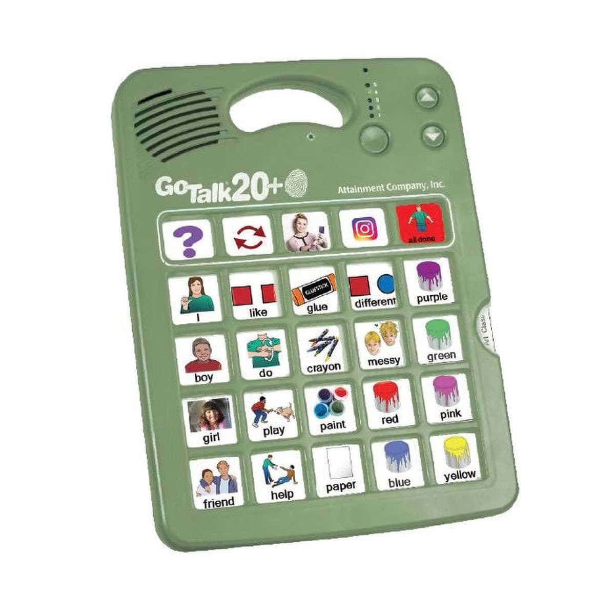 GoTalk 20+ Lite Touch AAC Device by Attainment Company - Image 1