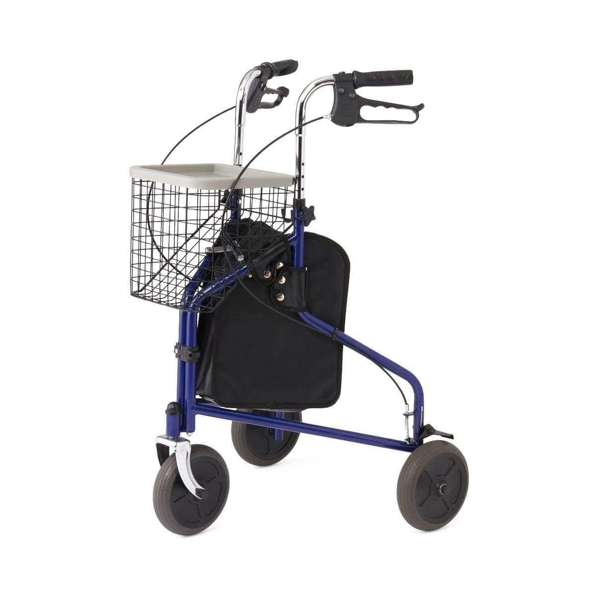 Medline 3-Wheel Steel Rollator - Image 1