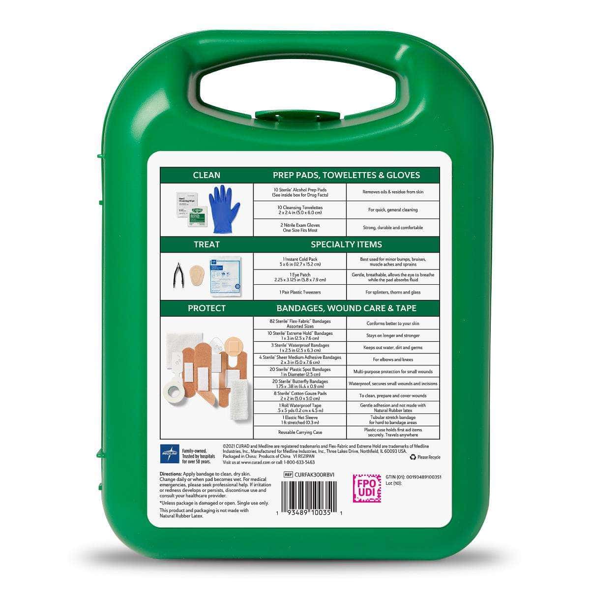 Medline CURAD 175 Piece First Aid Kit - Image 2