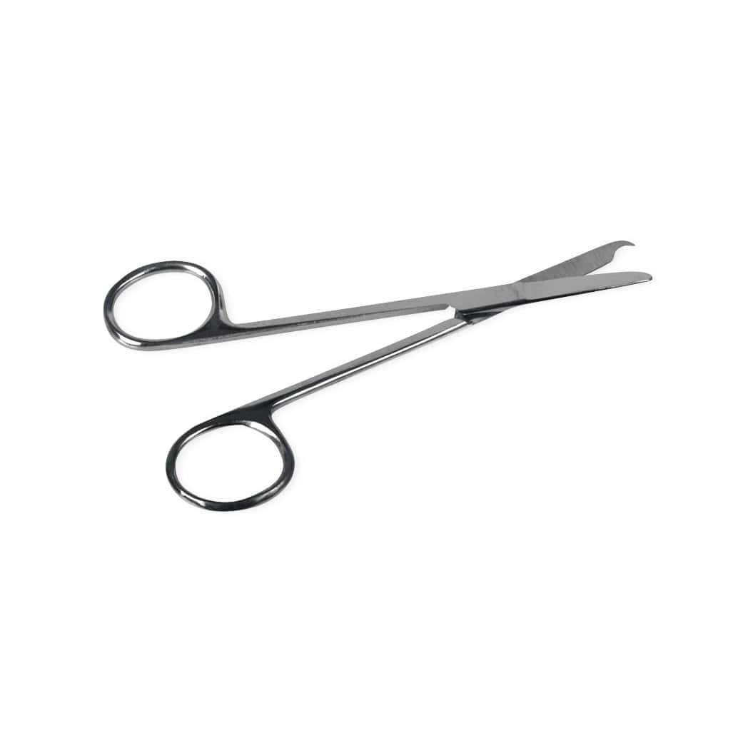 Medline Littauer Suture Scissors, 4.5" (11.4 cm), Sterile - Case of 50 - Image 1