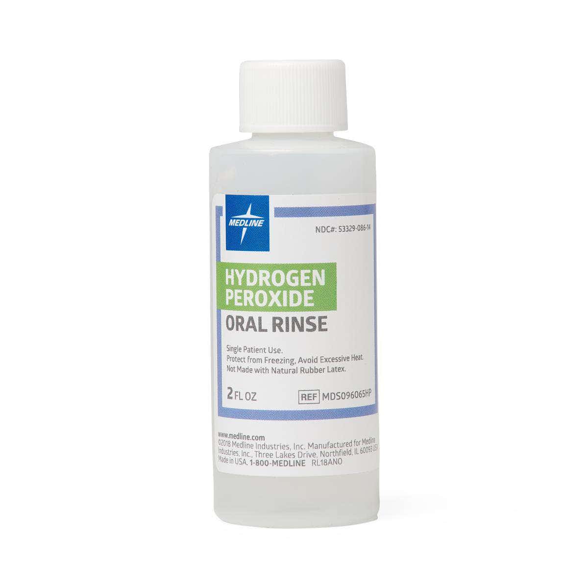 Medline Peroxi-Fresh 1.5% Hydrogen Peroxide Mouthwash, 2 oz - Image 1