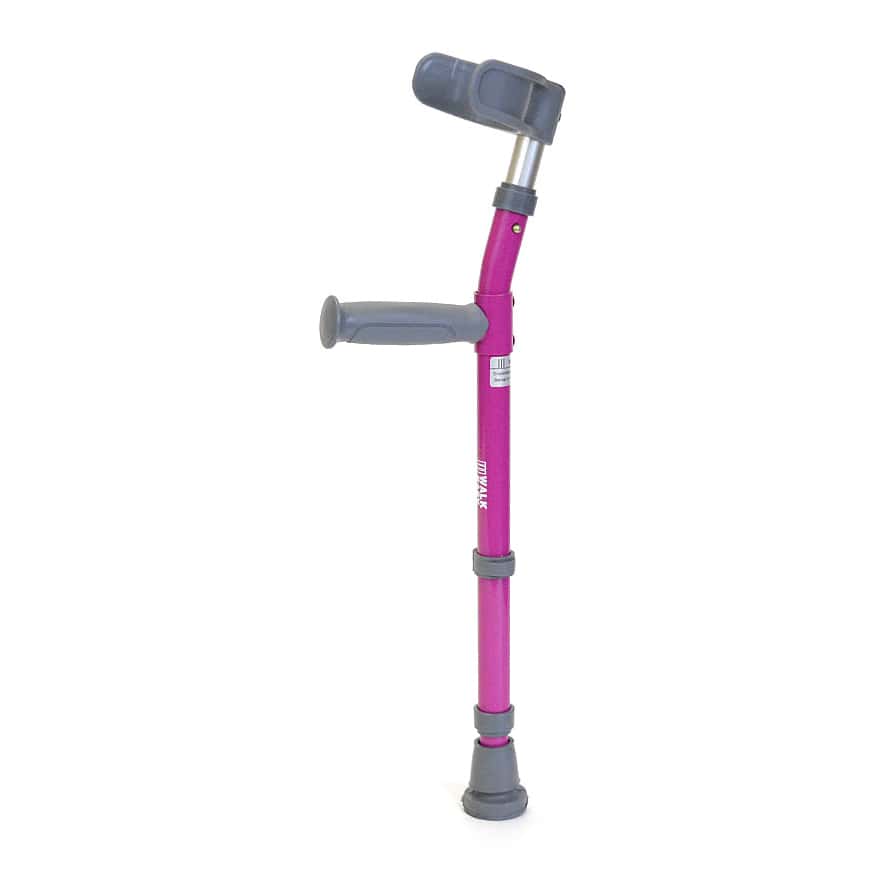 Walk Easy toddler forearm crutches with half cuff (Pair) - Image 1
