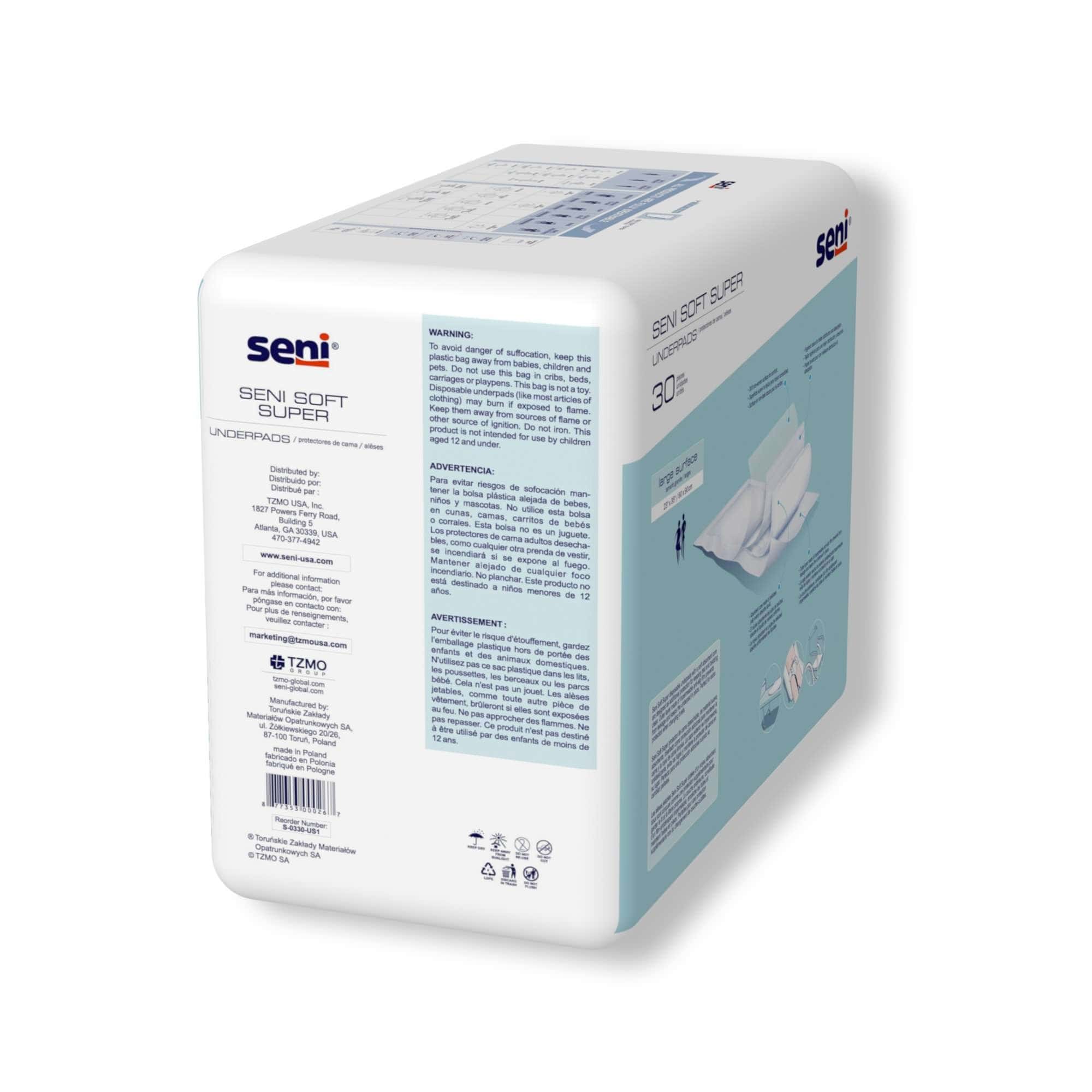 Seni Soft Super Underpads - Image 3
