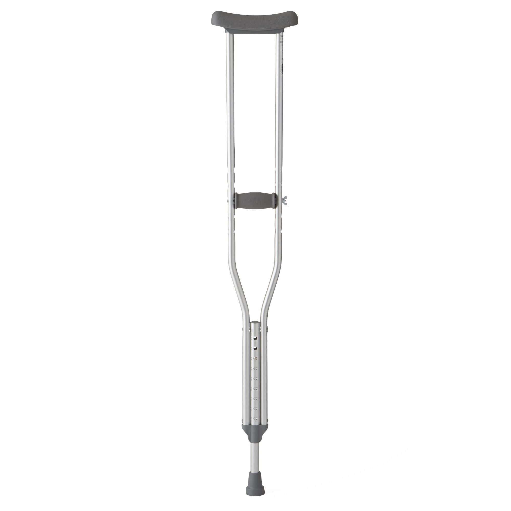Guardian Standard Aluminum Push-Button Crutches - Image 1