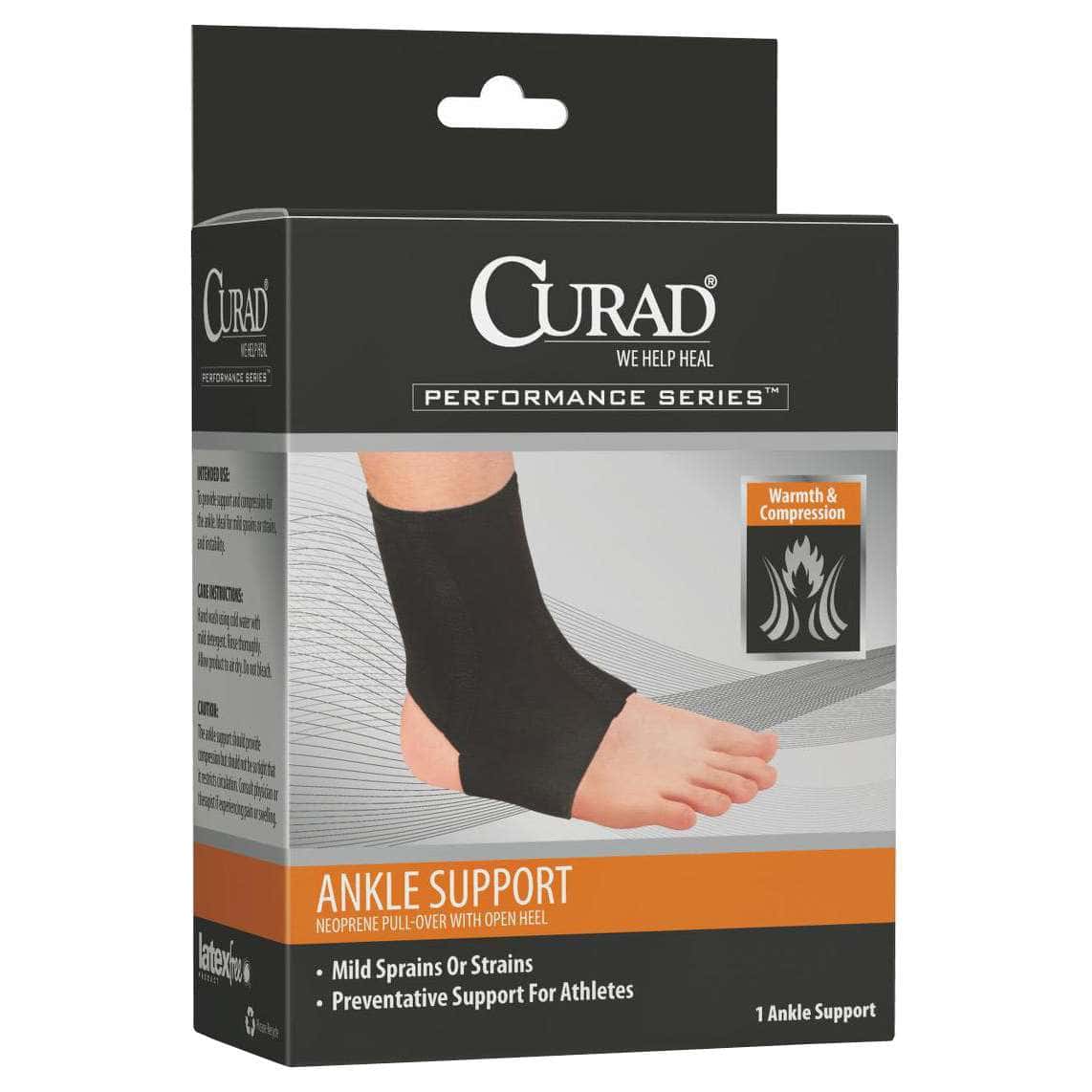 Curad Performance Series Neoprene Open Heel Ankle Support - Image 2