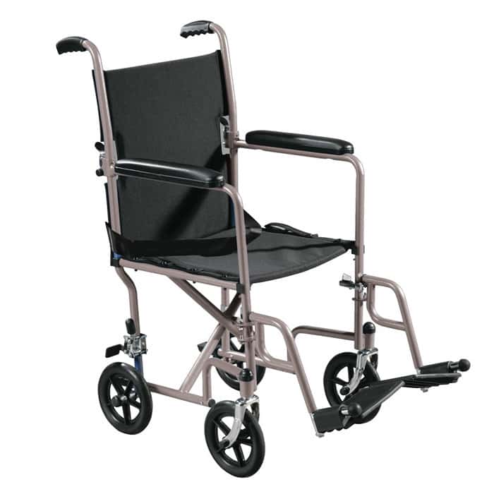 Drive Medical steel transport wheelchair - Image 1