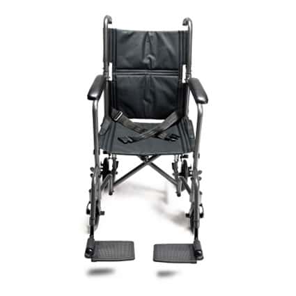 Everest & Jennings Steel Transport Chair - Image 4