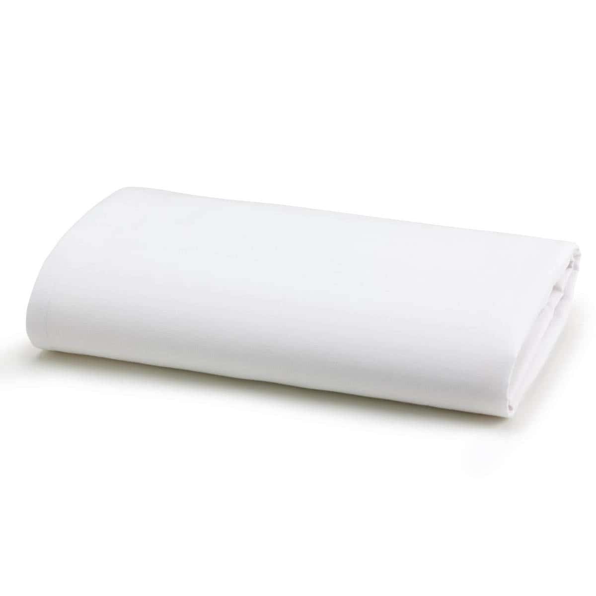 Medline Muslin Flat Sheet, White - Image 2