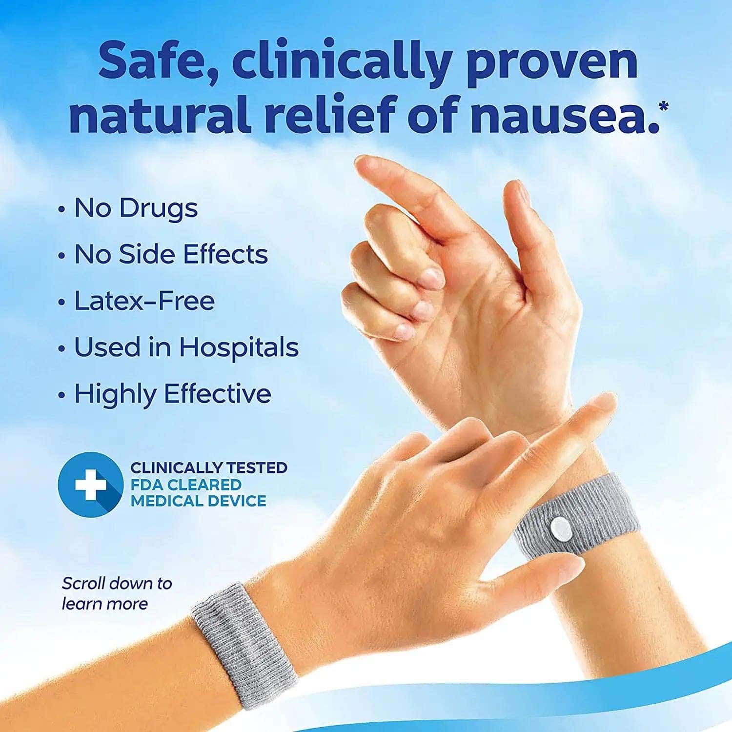 Sea-Band Anti-Nausea Morning Sickness Wristband - Image 4