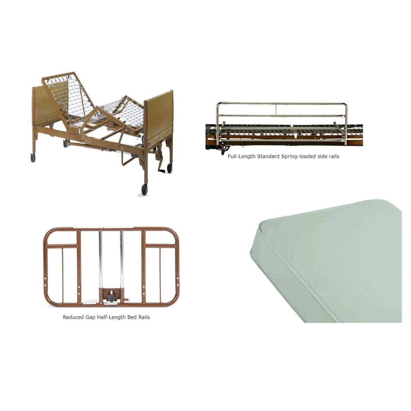 Invacare 5310IVC Semi Electric Home Care Bed - Image 2