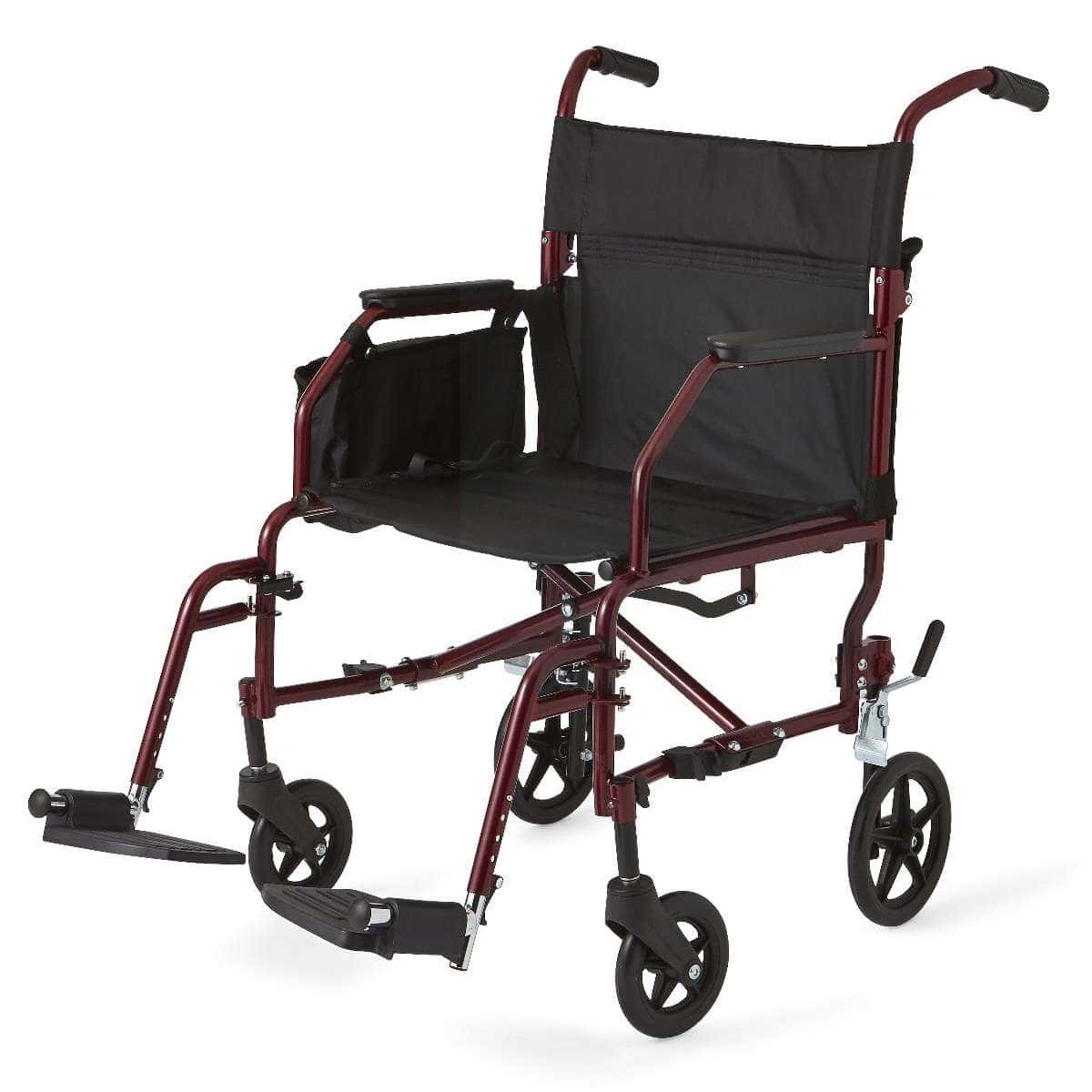 Medline Basic Steel Transport Chair - Image 1