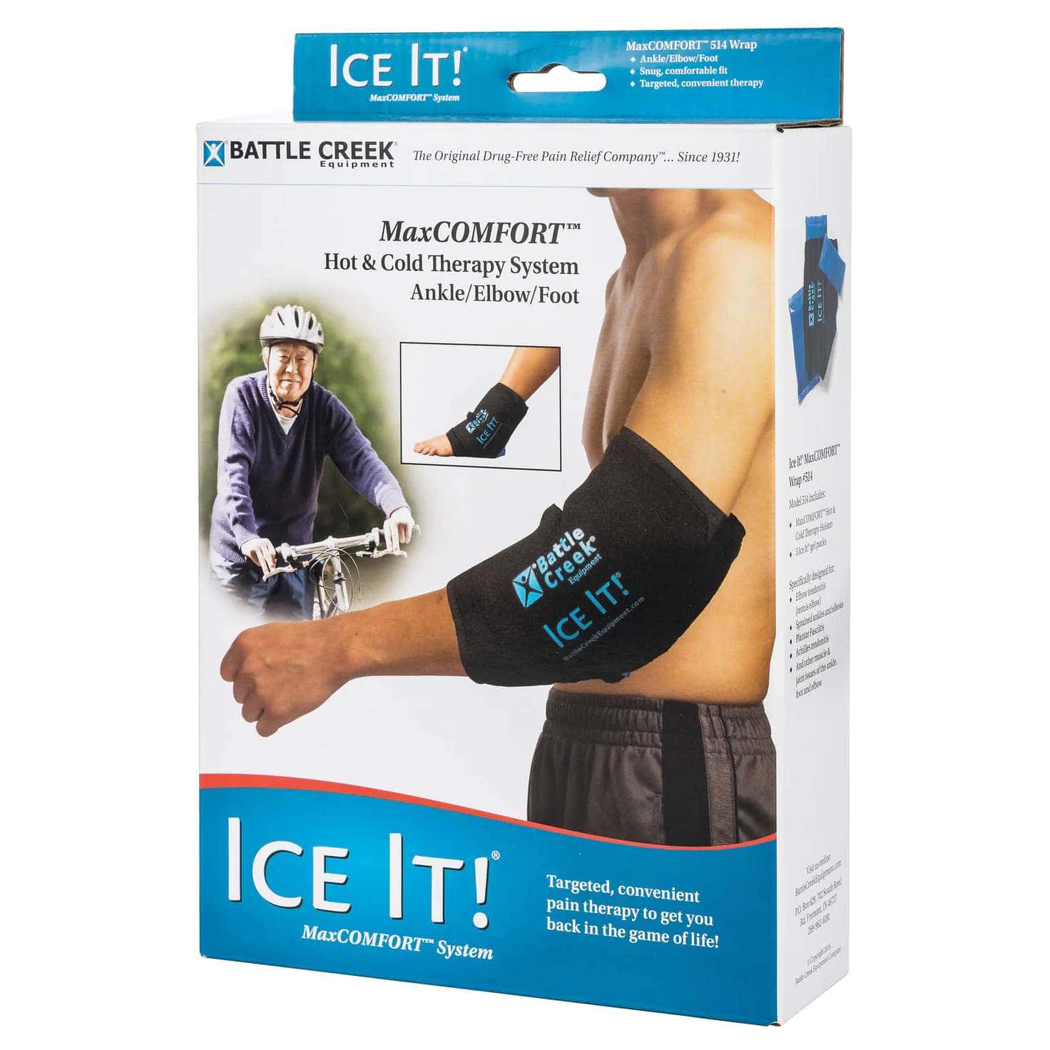 Battle Creek Ice It! ColdComfort Ankle-Elbow with Foot System, 10.5 x 13 Inch - Image 1