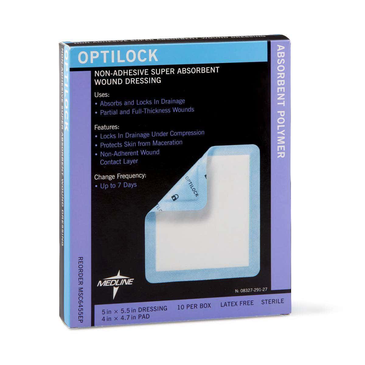 Medline OptiLock Super Absorbent Wound Dressing - Image 2