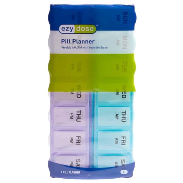 Apothecary Ezy Dose Weekly AM-PM Pill Planner with Removable Lid - Image 4