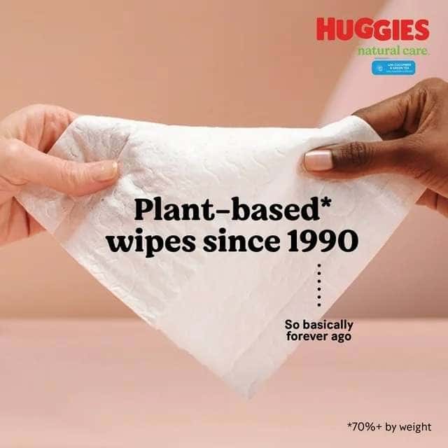 Huggies Natural Care Refreshing Baby Wipes with Cucumber and Green Tea - Case of 560 - Image 4