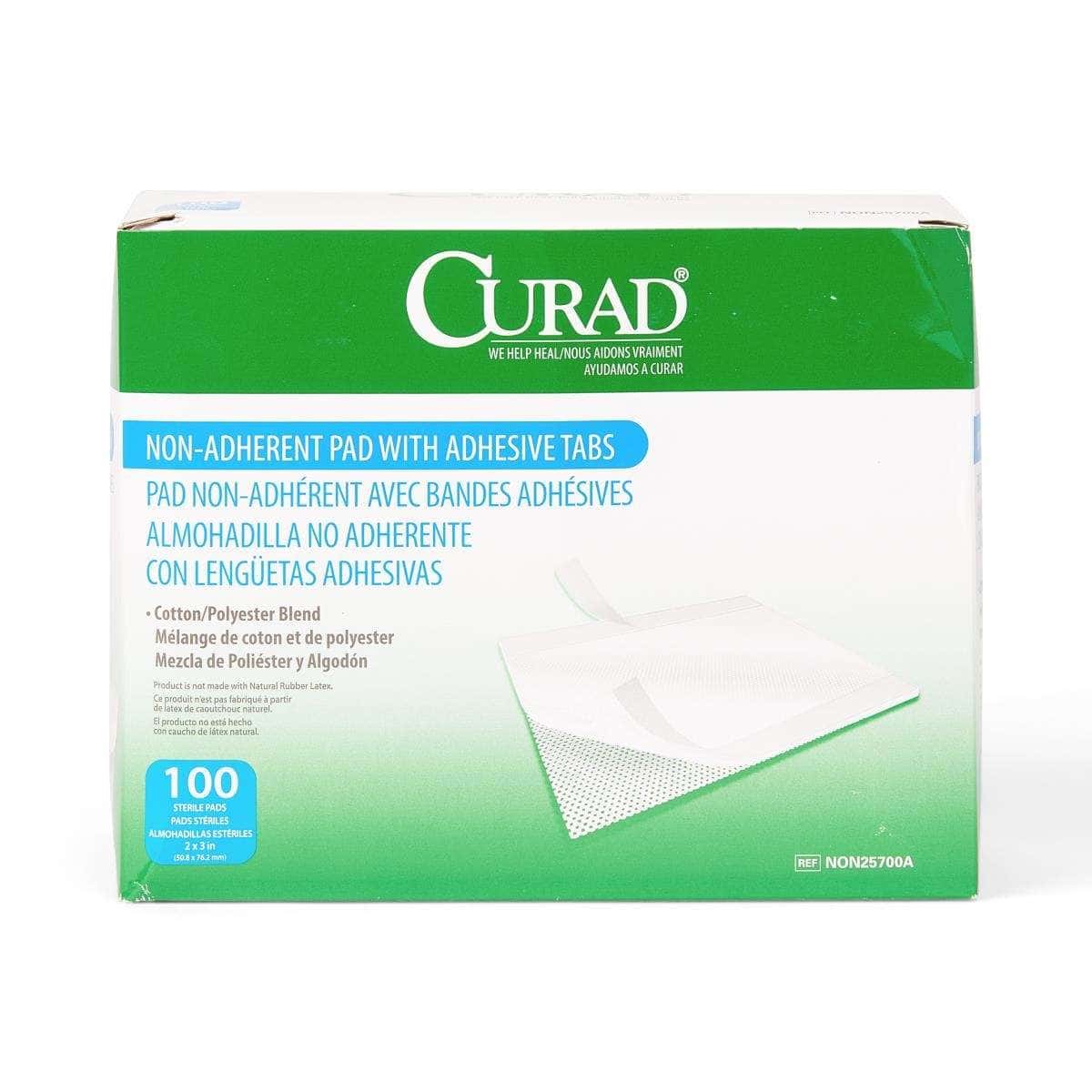 Curad Sterile Non-adherent Pads with Adhesive Tabs - Image 1