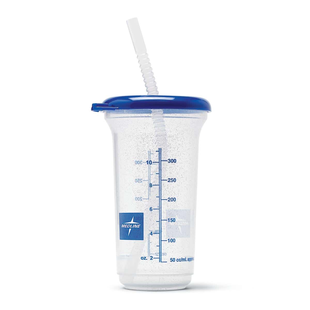 Medline Graduated Non-insulated Carafe with Straw, 16 oz - Image 2