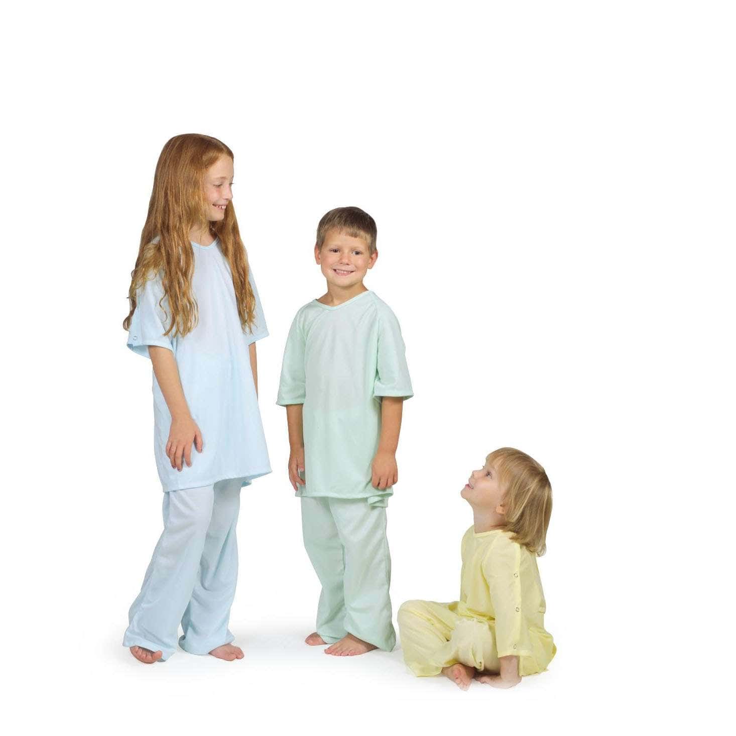 Medline Comfort Knit Pediatric Gown with Regular Sleeves - Image 1