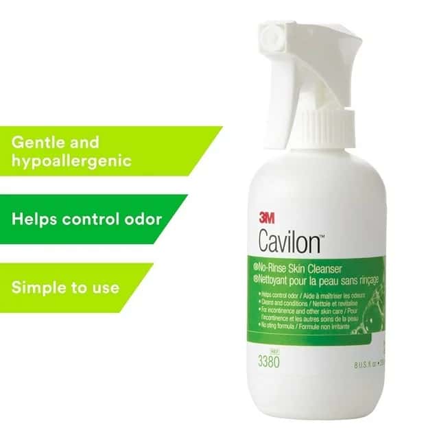 3M Cavilon No-Rinse Skin Cleanser, 8 oz Bottle - Image 2