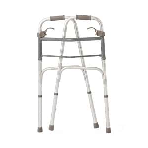 Medline Adult Folding Paddle Walker Without Wheels - Image 4