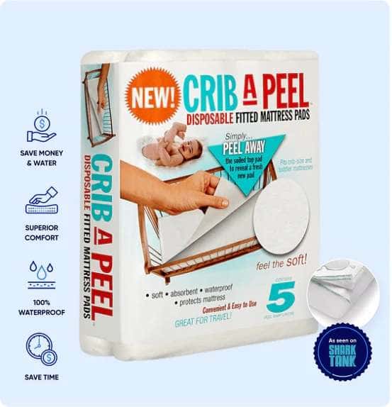 Medline Crib-A-Peel Bed Sheet, 5 Layers - Image 2
