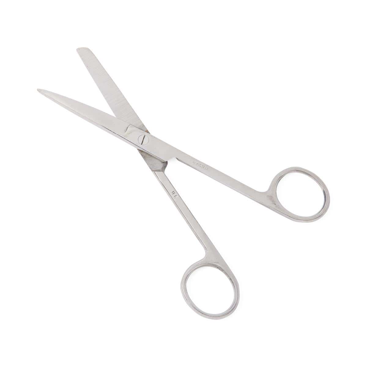Medline O.R. Sharp-Blunt Straight Scissors - Image 2