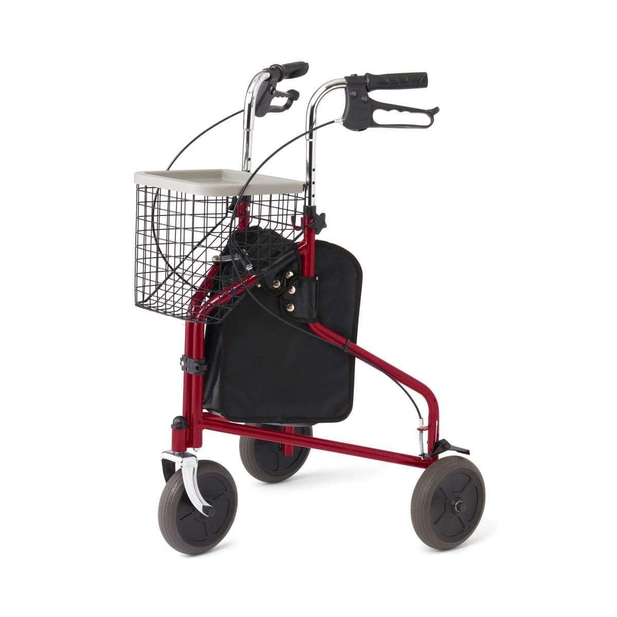 Medline 3-Wheel Steel Rollator - Image 2