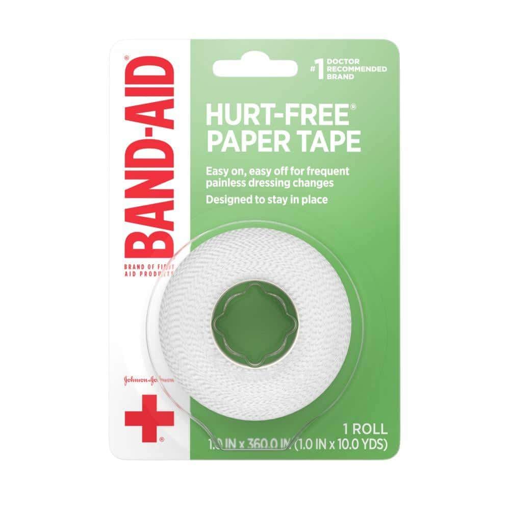 Band-Aid First Aid Hurt-Free Paper Tape - Image 1