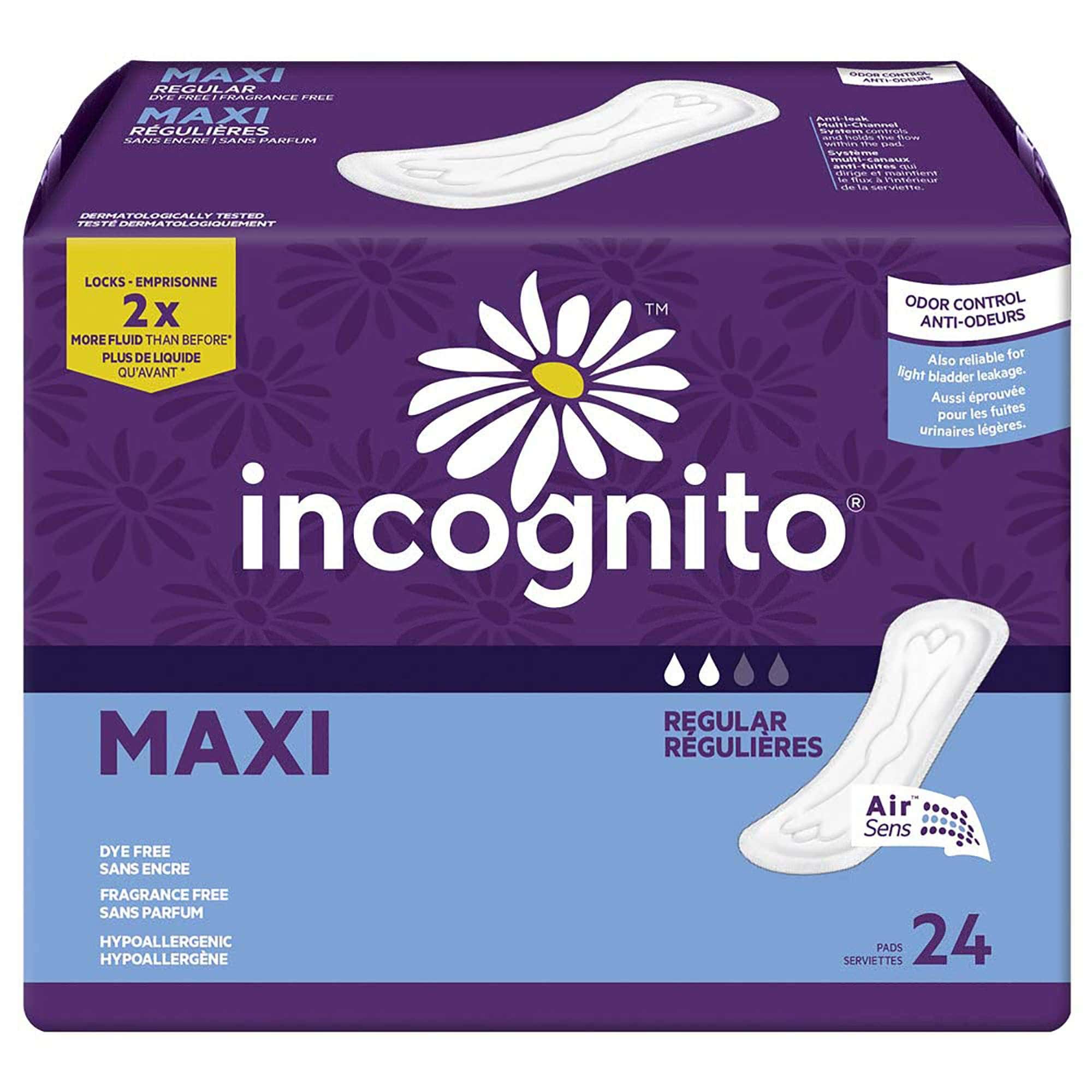 Incognito Maxi with Wings Feminine Pad - Image 2