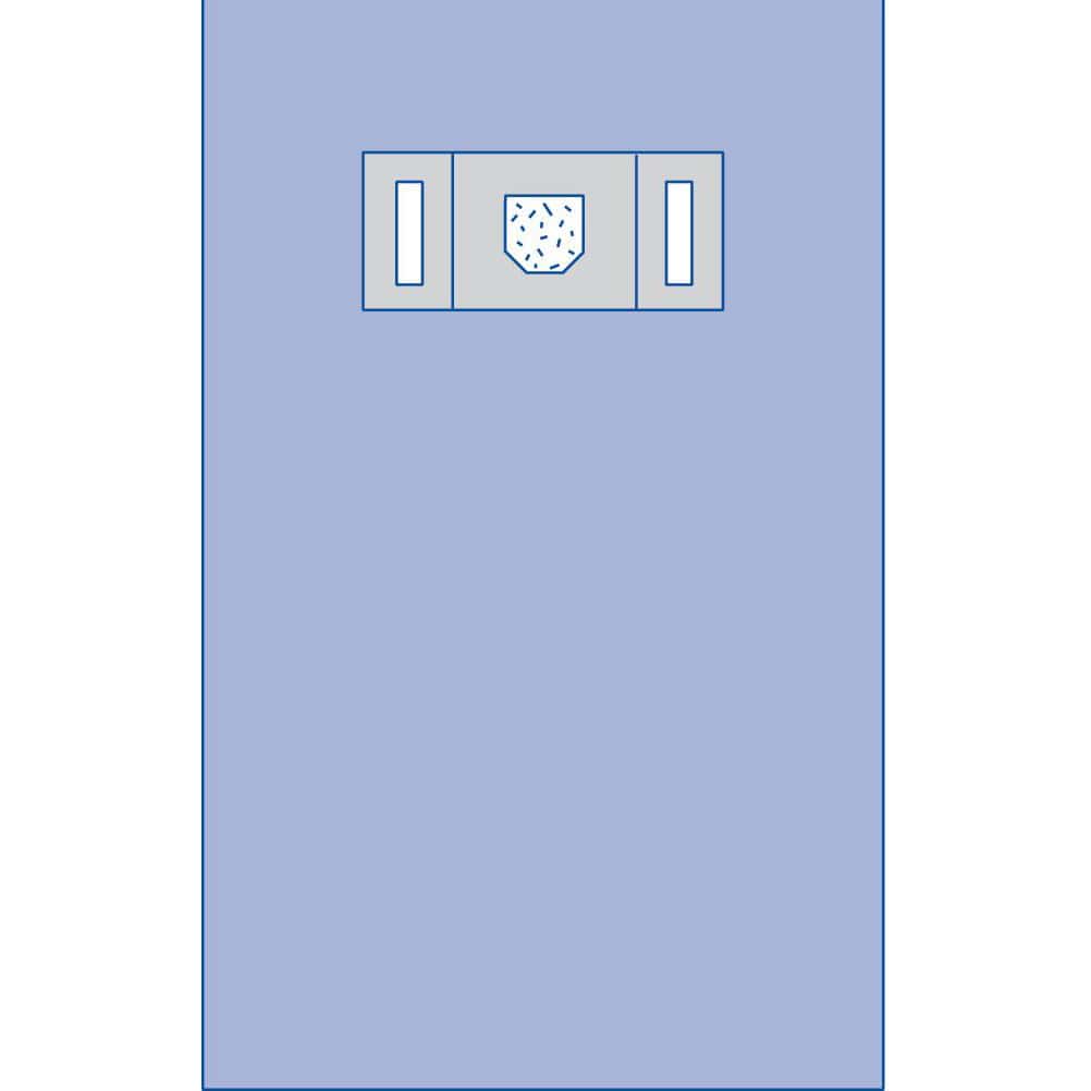 Medline Full-Body Eye Surgical Drape with Incise and Pouch - Case of 10 - Image 2