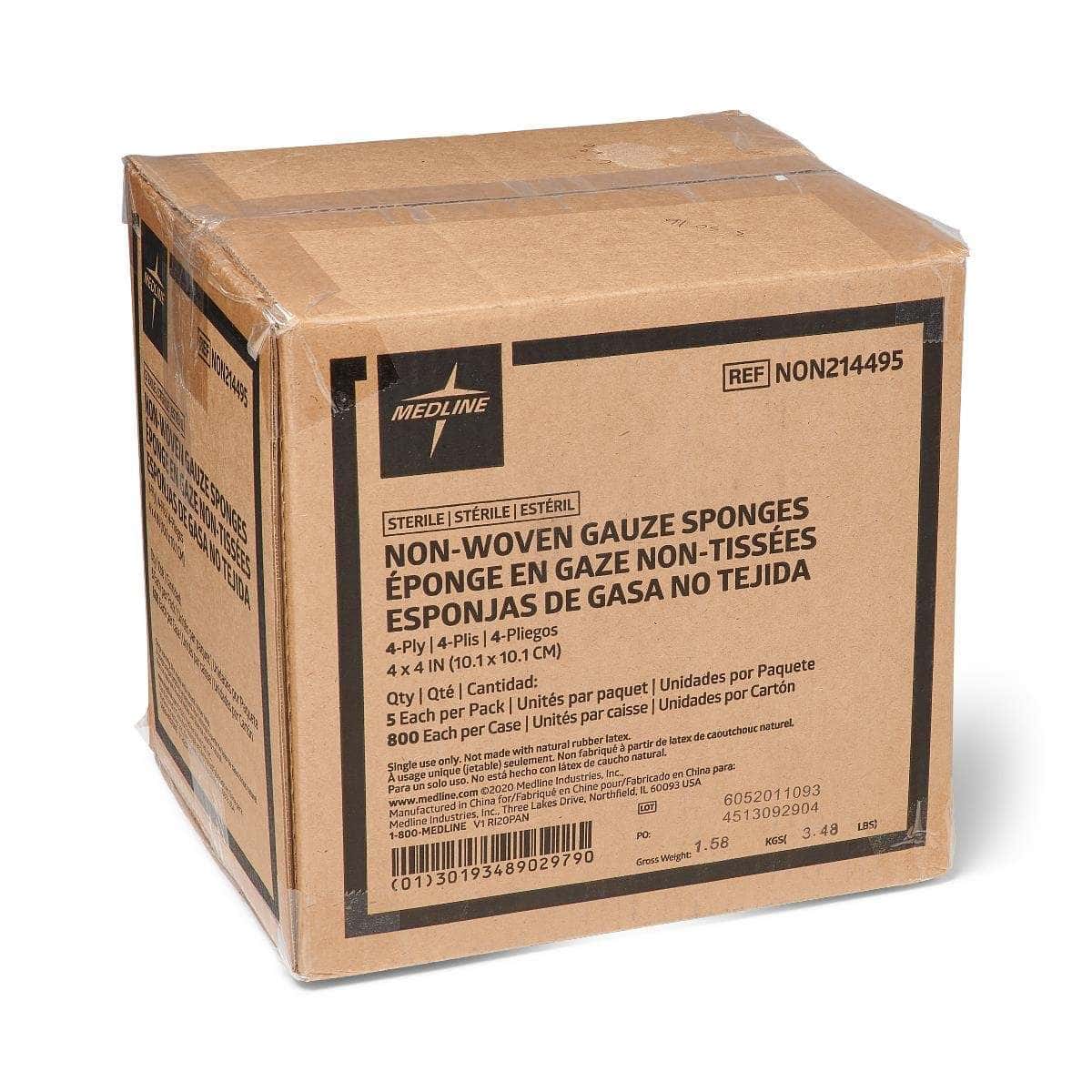 Medline Gauze Sponges - Case of 800 - Image 1