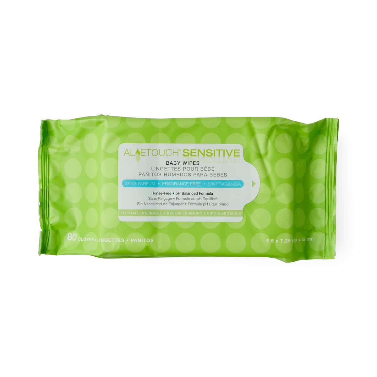 Medline AloeTouch Sensitive Fragrance-Free Baby Wipes - Image 1