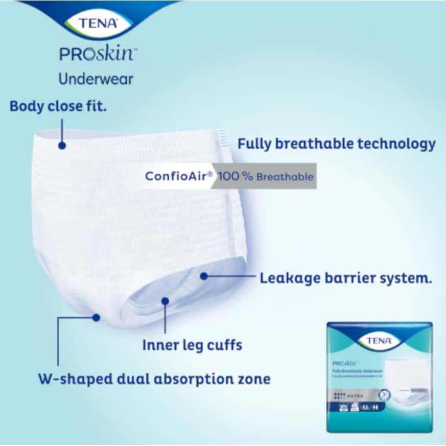 TENA ProSkin Extra Fully Breathable Underwear - Image 4