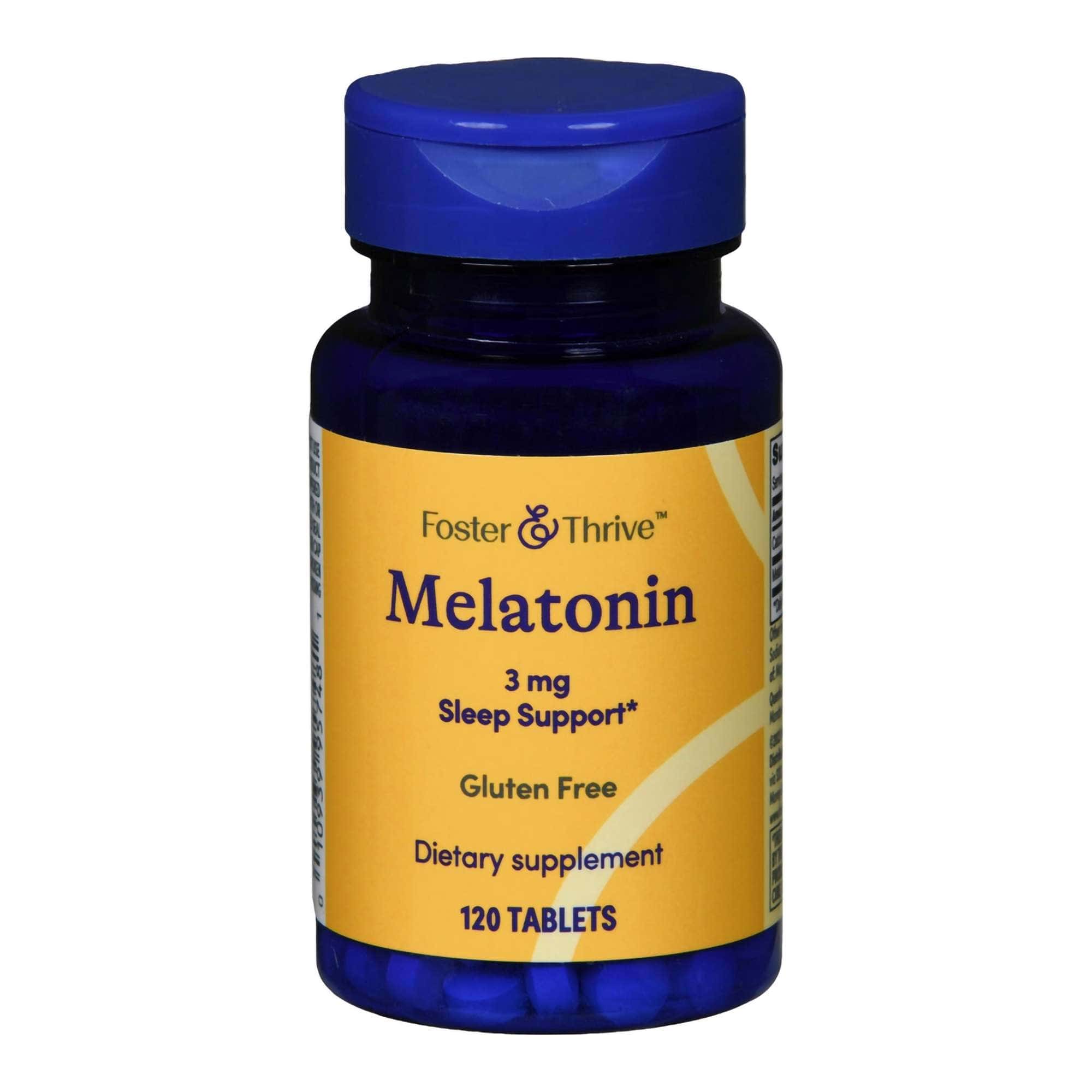Foster & Thrive Melatonin Natural Sleep Aid, 3 mg - Image 4