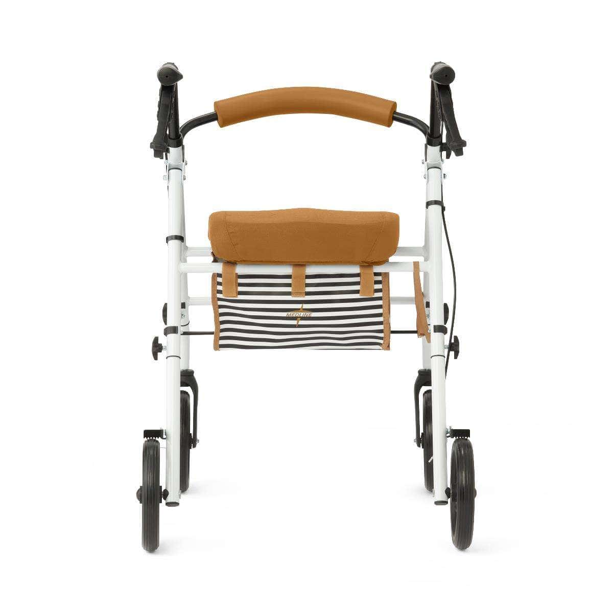 Medline Basic Steel Rollator with Microban, 8" Wheels - Image 4