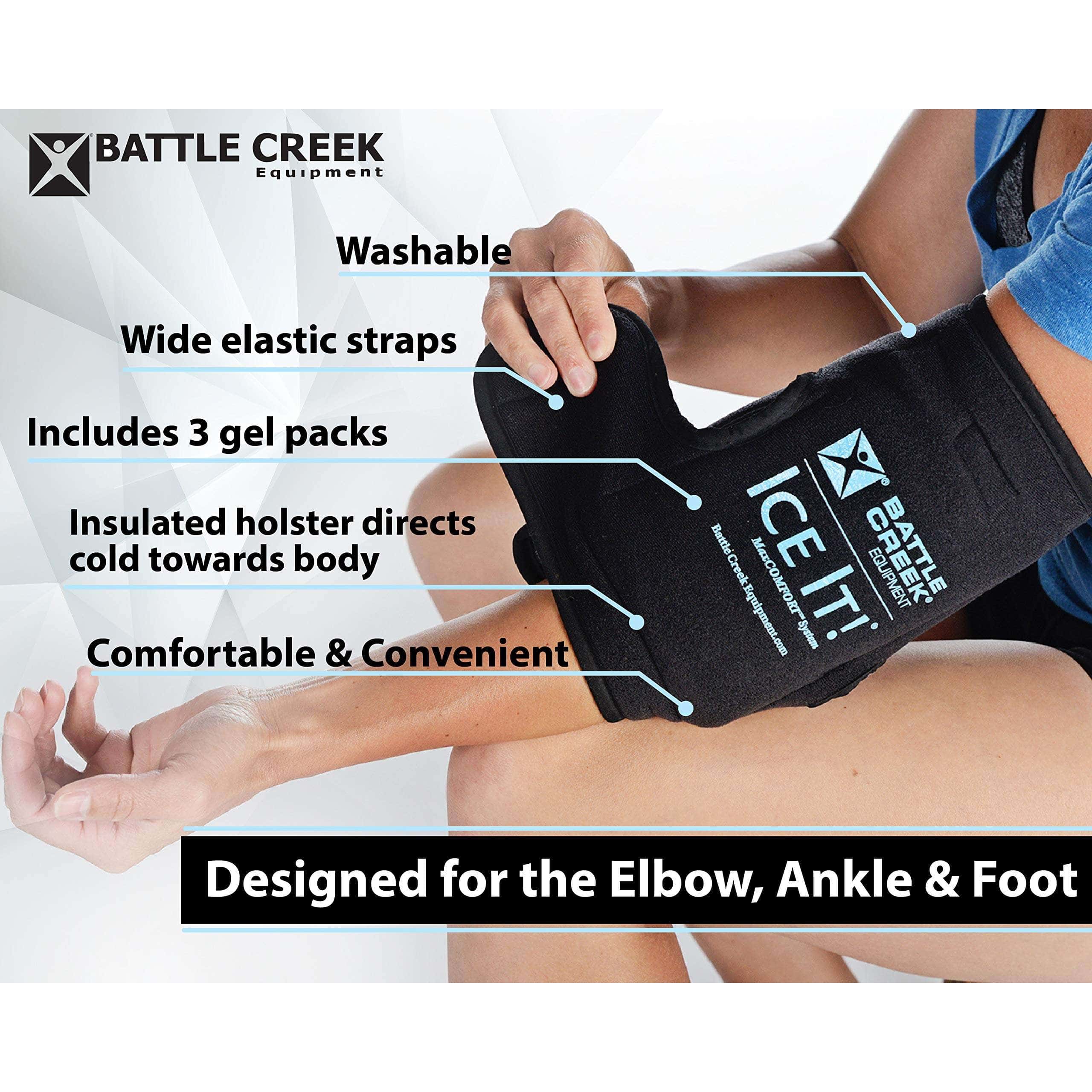 Battle Creek Ice It! ColdComfort Ankle-Elbow with Foot System, 10.5 x 13 Inch - Image 3