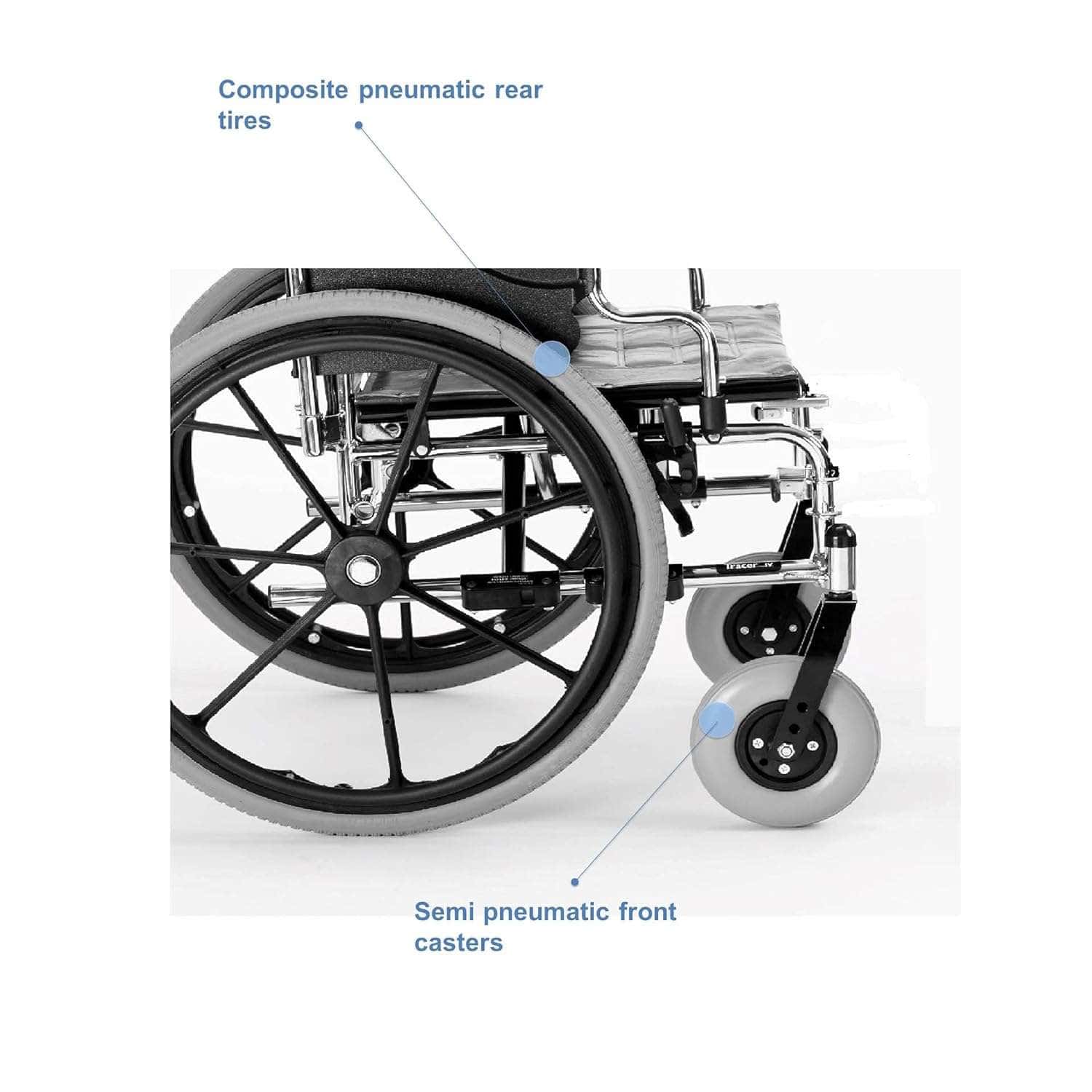 Invacare Tracer IV Heavy Duty Wheelchair - Quick Ship - Image 4