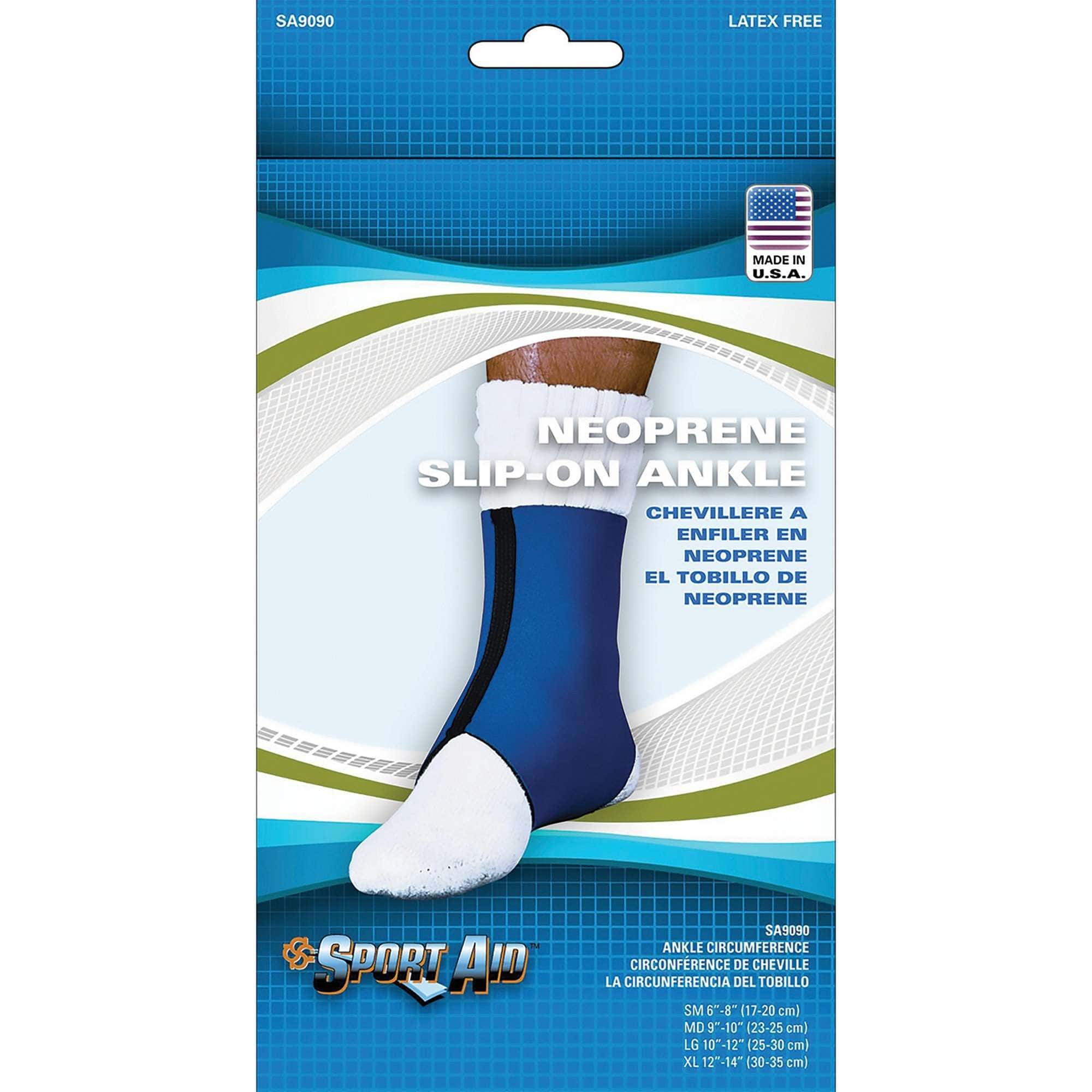Sport Aid Neoprene Slip-On Ankle Support - Image 1