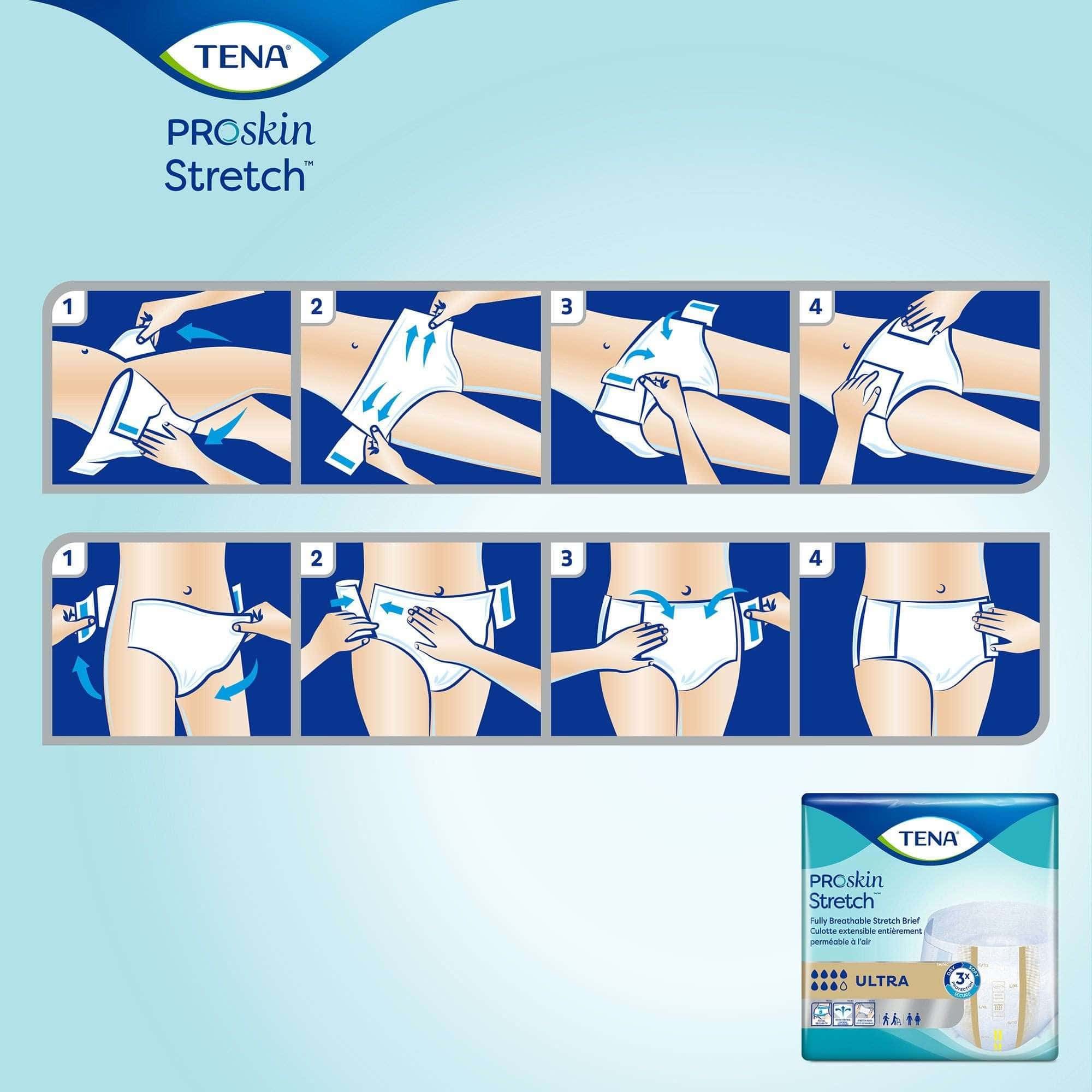 TENA ProSkin Stretch Ultra Briefs - Image 4