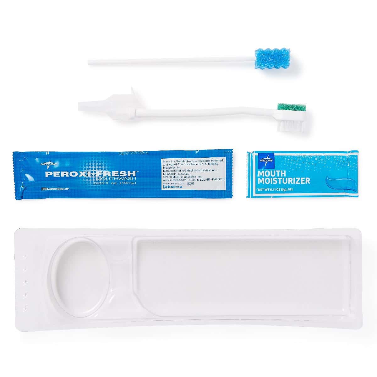 Medline Suction Toothbrush Kit with Hydrogen Peroxide - Image 2
