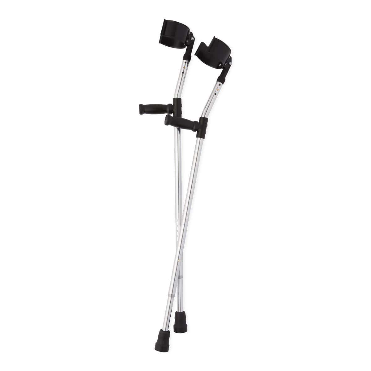 Medline Guardian Aluminum Forearm Crutches - Image 1