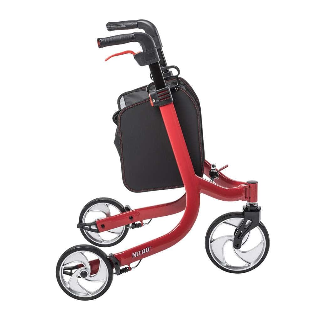 Drive Nitro Red 3-Wheel Rollator - Image 2
